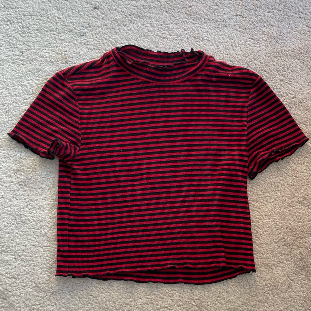 red striped shirt